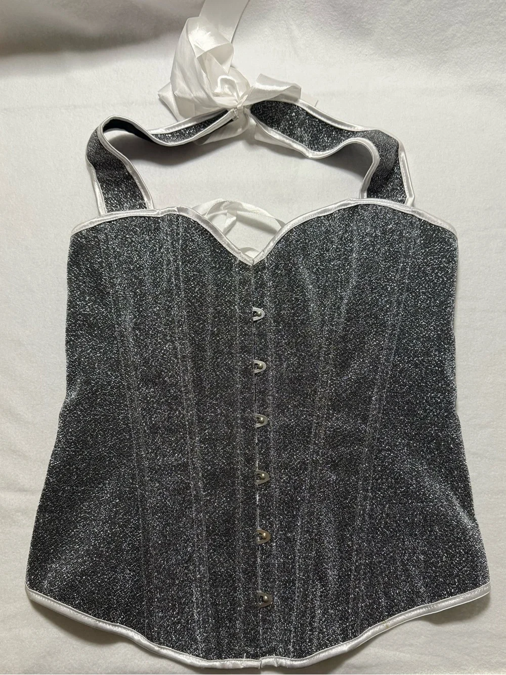 Sparkle Glitter halter corset